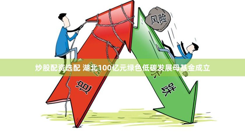 炒股配资选配 湖北100亿元绿色低碳发展母基金成立