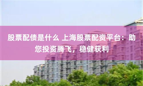 股票配债是什么 上海股票配资平台：助您投资腾飞，稳健获利
